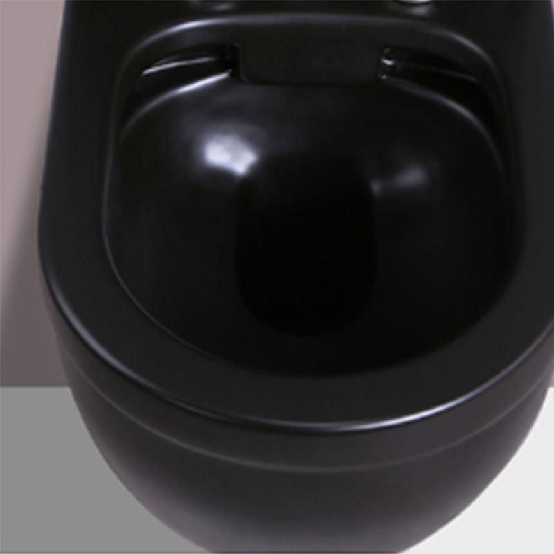 Modern Ceramic Flush Toilet Wall Mount Toilet Bowl for Washroom