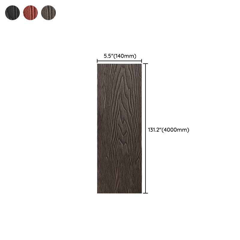 Contemporary Hardwood Deck Tiles Wire brushed Engineered Plank Flooring