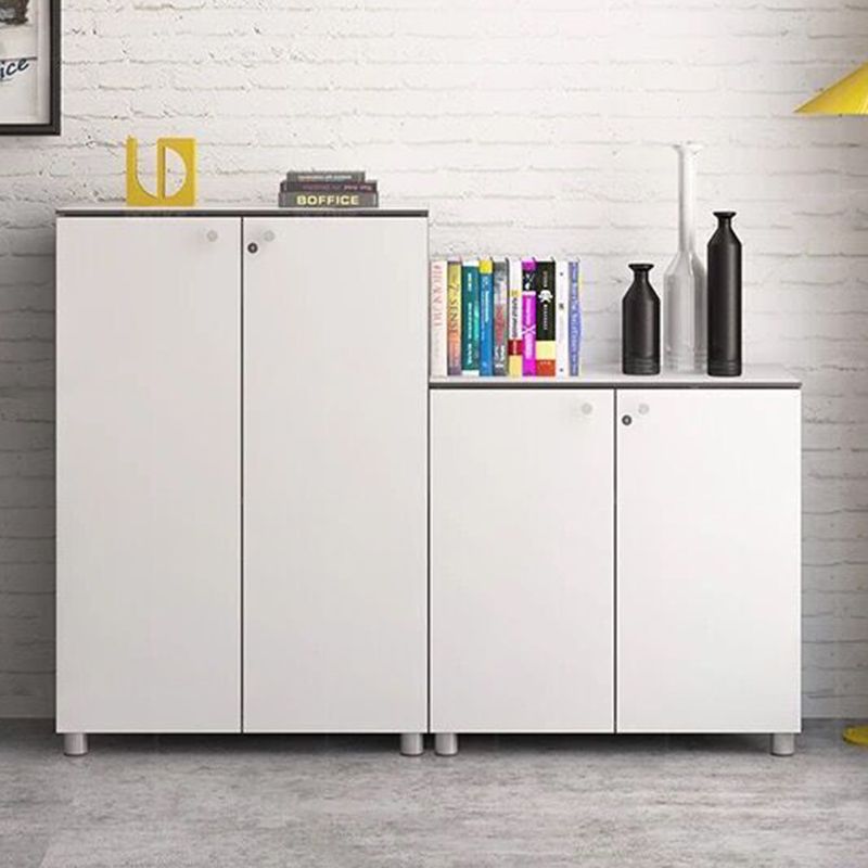 Contemporary File Cabinets Solid Wood Frame Key Lock Vertical File Cabinet Office