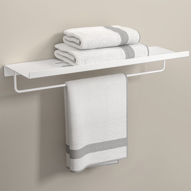 Modern White Bath Hardware Set Bath Shelf Paper Holder Bathroom Accessory Kit