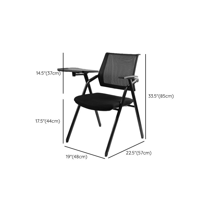 Contemporary Conference Chair Metal Ergonomic Mesh Office Chair