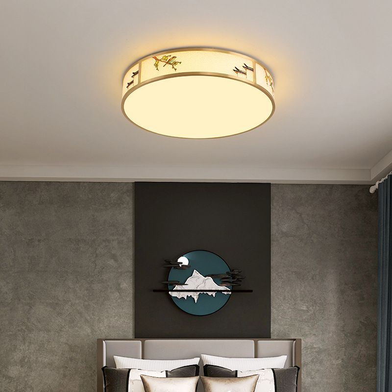 Modern LED Ceiling Lamp Household Flush Mount Light Fixture for Bedroom