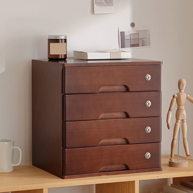 Industrial Cabinet Solid Wood Locking Drawers Filing Cabinet