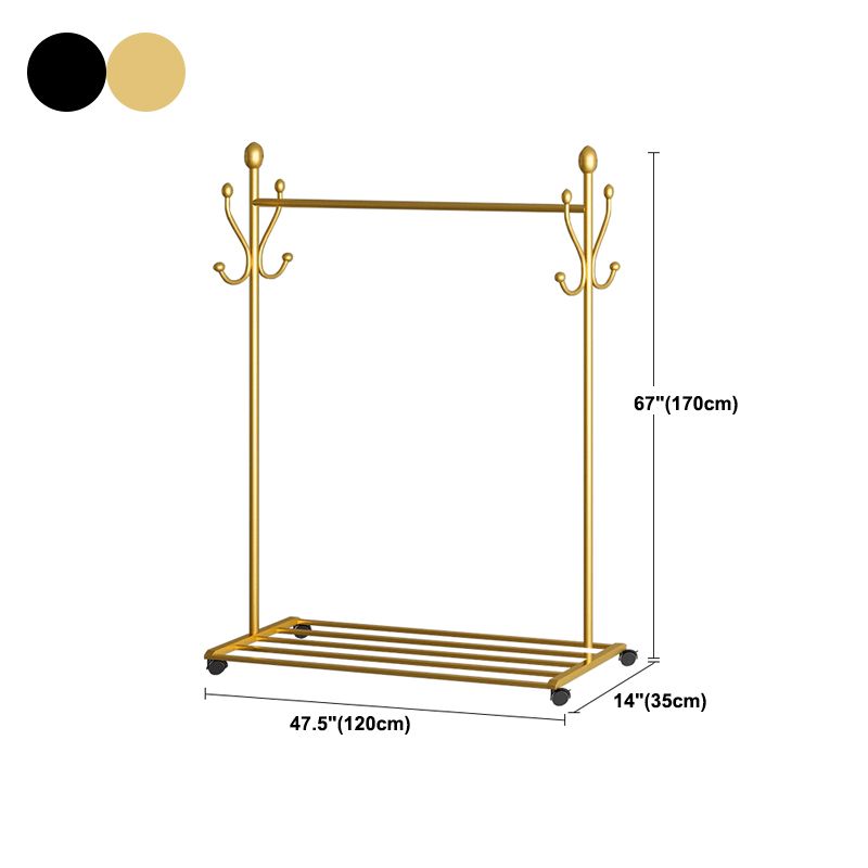 Industrial Hall Stand Metal Shelving Included Free Standing Coat Rack