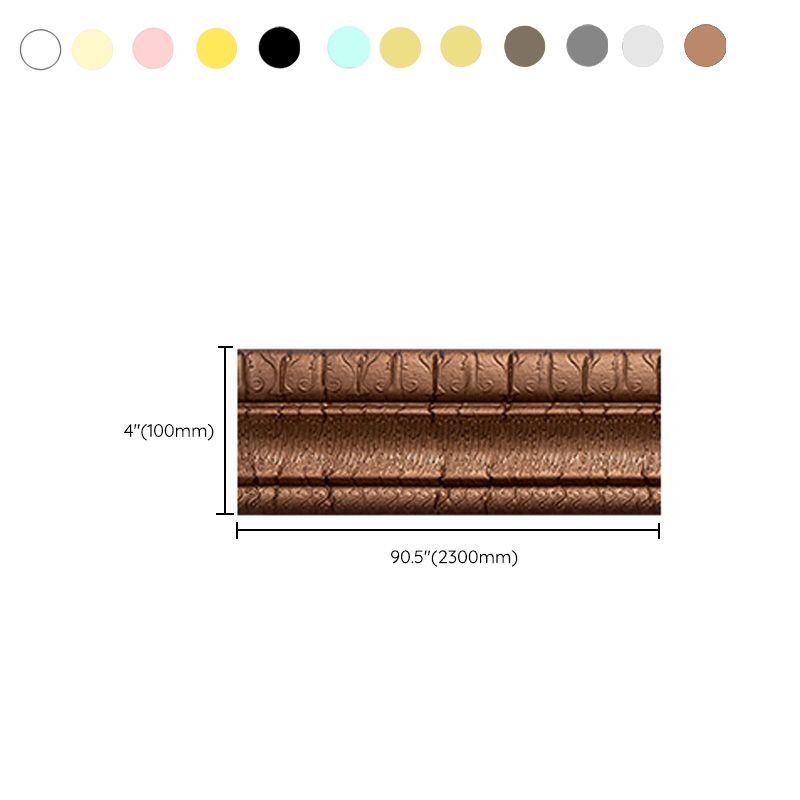 Gorgeous Style Wall Plank 3D Print Bathroom Living Room Foam Baseboard