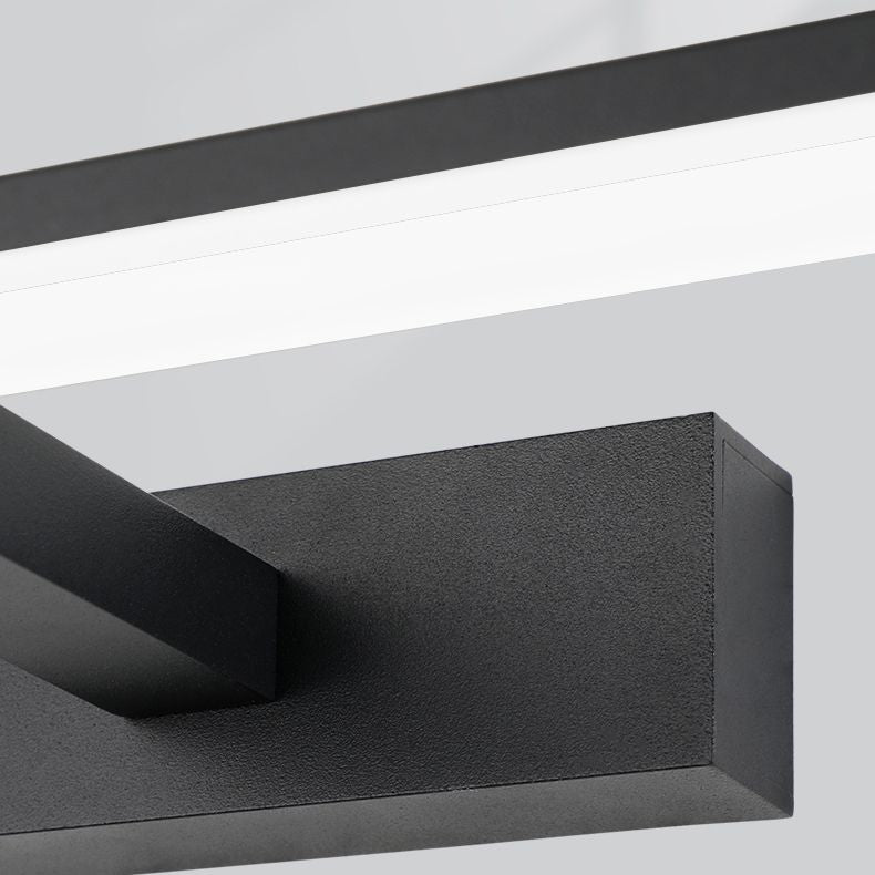 Lámpara de pared LED lineal de aluminio en simplicidad moderna Luz de pared acrílica para espacios interiores