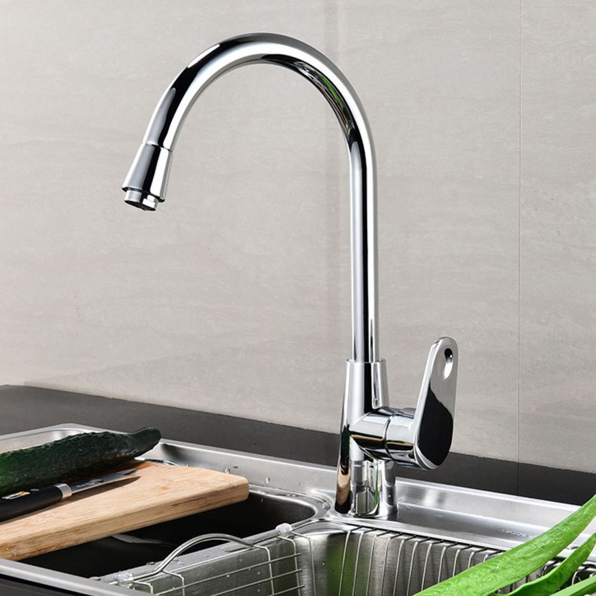 Traditional 1-Handle Faucet 1-Hole with Water Dispenser Standard Kitchen Faucet