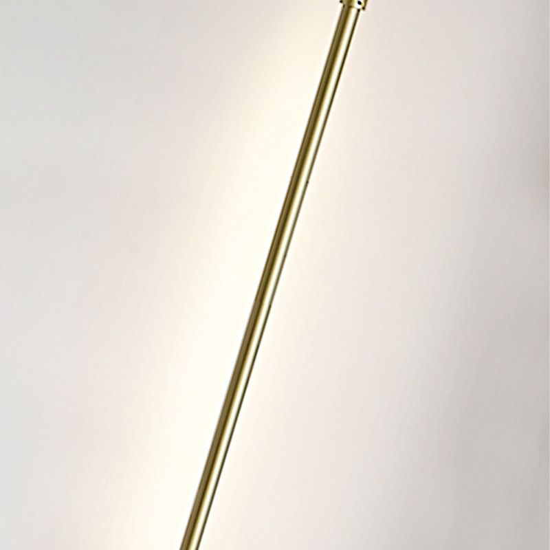 Minimalist Aluminum Pendant Light Strip LED Hanging Pendant for Bedroom