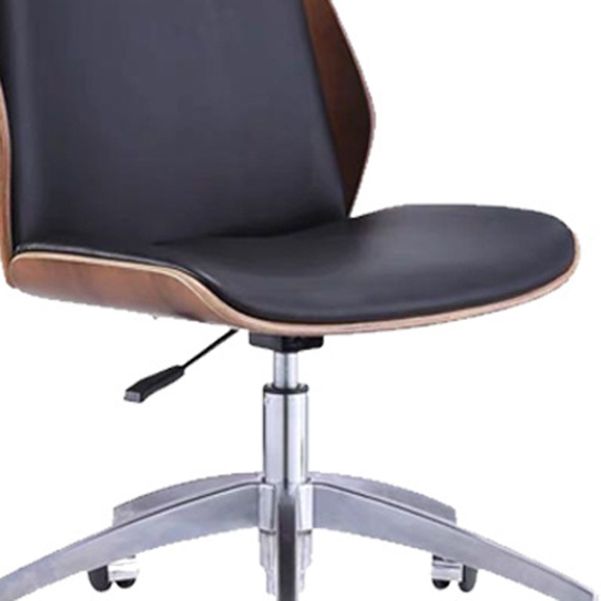 Contemporary Workspace Office Chair Armless Upholstered Task Chair