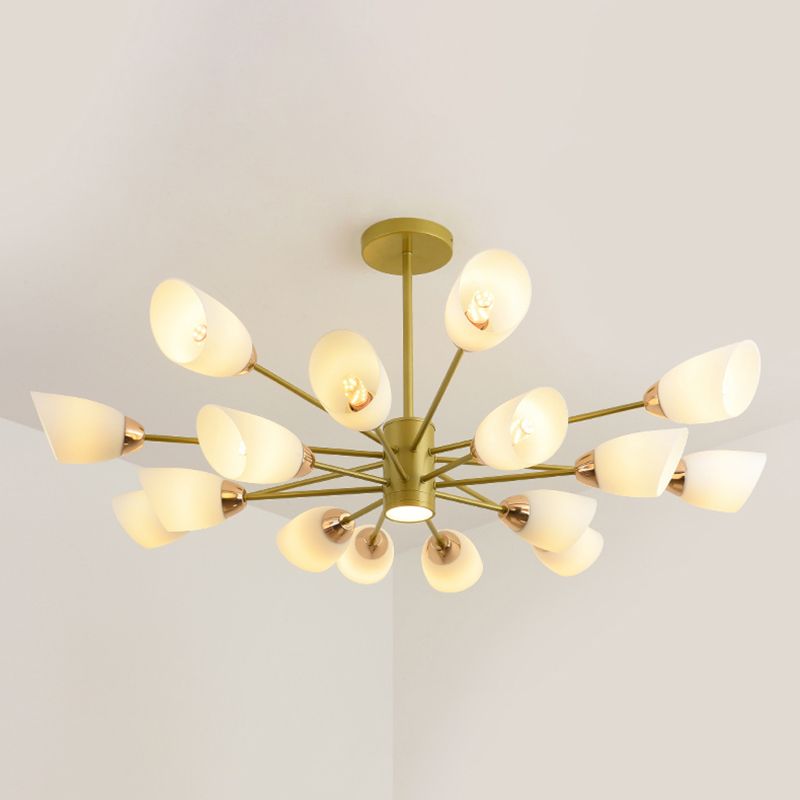 Contemporary Geometry Shade Pendant Chandeliers Glass Chandelier Lighting Fixtures