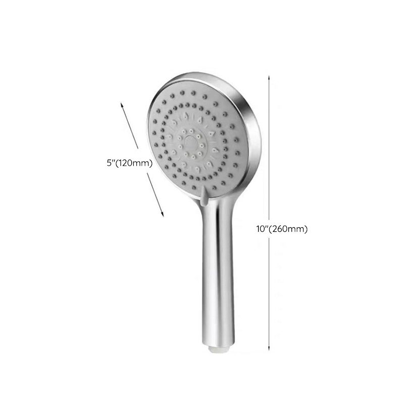 Modern Adjustable Hand Shower Chrome Round Handheld Shower Head