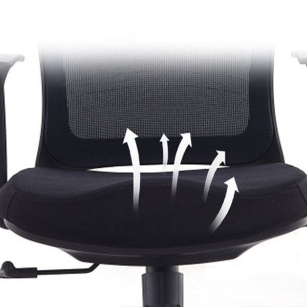 Contemporary Breathable AirGrid Swivel Chair Microfiber Conference Desk Chair