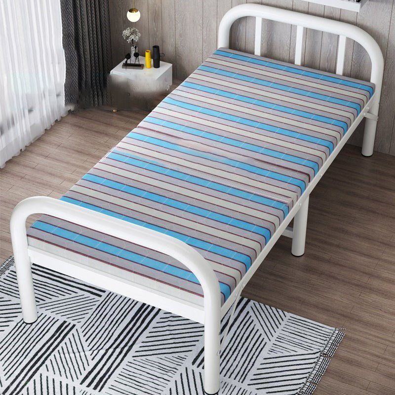 Scandinavian Style Standard Bed Metal Slat Headboard Kids Bed