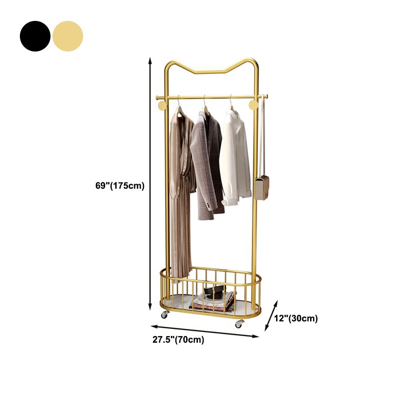 Designer Metal Coat Rack Gorgeous Plain Coat Rack Castors Coat Hanger