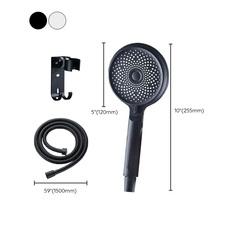 Plastic Handheld Shower Head Adjustable Spray Pattern Shower Head