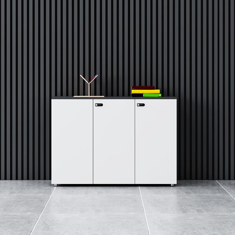 Contemporary Filing Cabinet Wood  File Cabinet with Lock and Storage