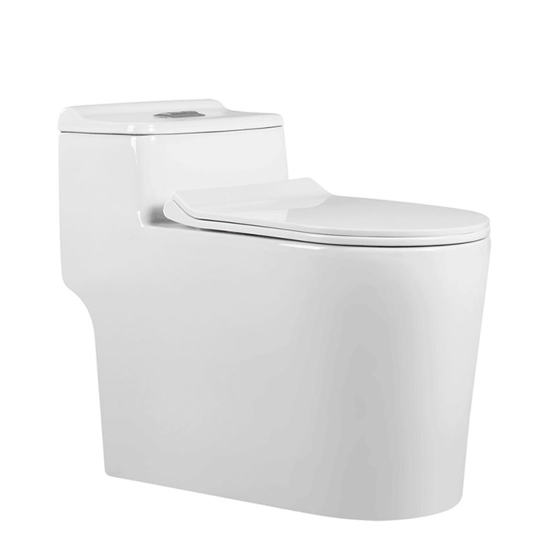 Traditional One Piece Toilet Bowl Floor Mount White Urine Toilet for Bathroom