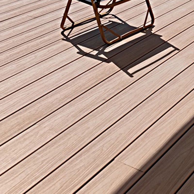 Outdoor WPC Flooring Rectangle Modern Style Nail Wood Flooring