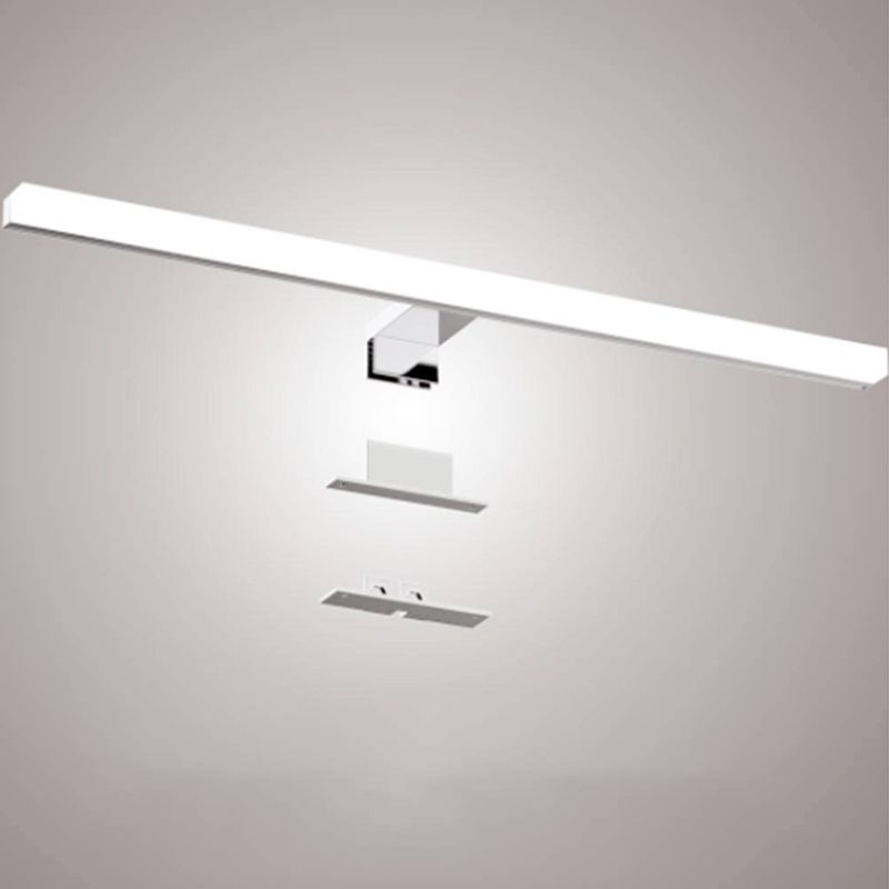 Minimalismo contemporáneo de maquillaje lineal Espejo Luz de aleación de aluminio Montaje de pared LED Luz de tocador