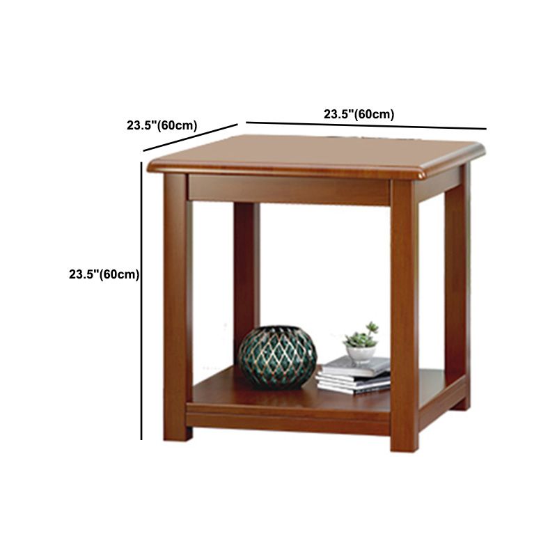 Round 4 Legs End Table Traditional Side End Table for Living Room