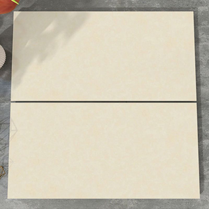 Modern Style Wall Tile Pure Color Straight Edge Rectangle Waterproof Wall Tile