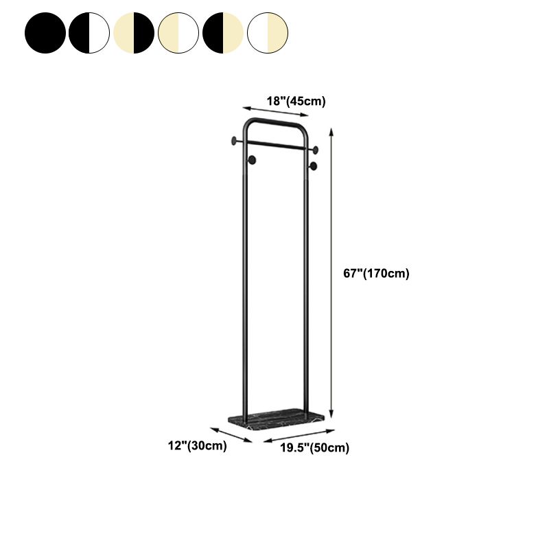 Contemporary Coat Rack Entryway Kit Metal Free No Distressing Standing Hall Tree