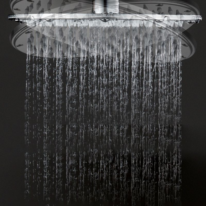 Contemporary Shower Head Combo Dual Shower Head Stainless Steel Wall-Mount Shower Head