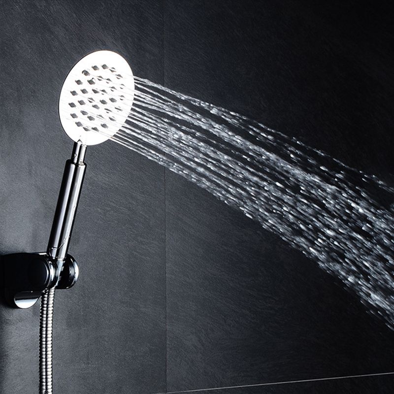 Contemporary Stainless Steel Hand Shower Self-Cleaning Showerhead