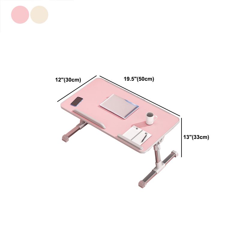 13"H Writing Desk Contemporary Style Office Desk for Dormitory and Bedroom