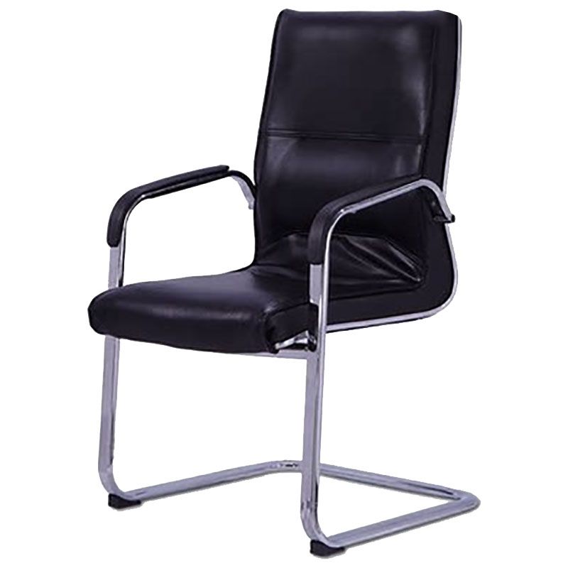 Arms Included Upholstered Office Chair No Distressing Leather Office Chair