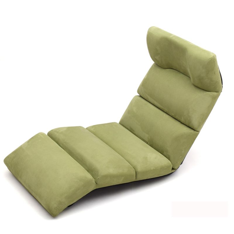 Metal Frame Standard Recliner Solid Color Recliner Chair in Green