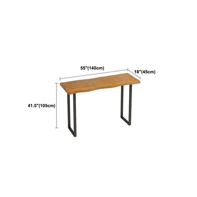 Pine Wood Bar Dining Table Modern Rectangle Bar Table for Dining Room