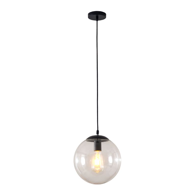 Boule de verre suspendue Light Modern Pendant Lighting Fixtures pour le salon