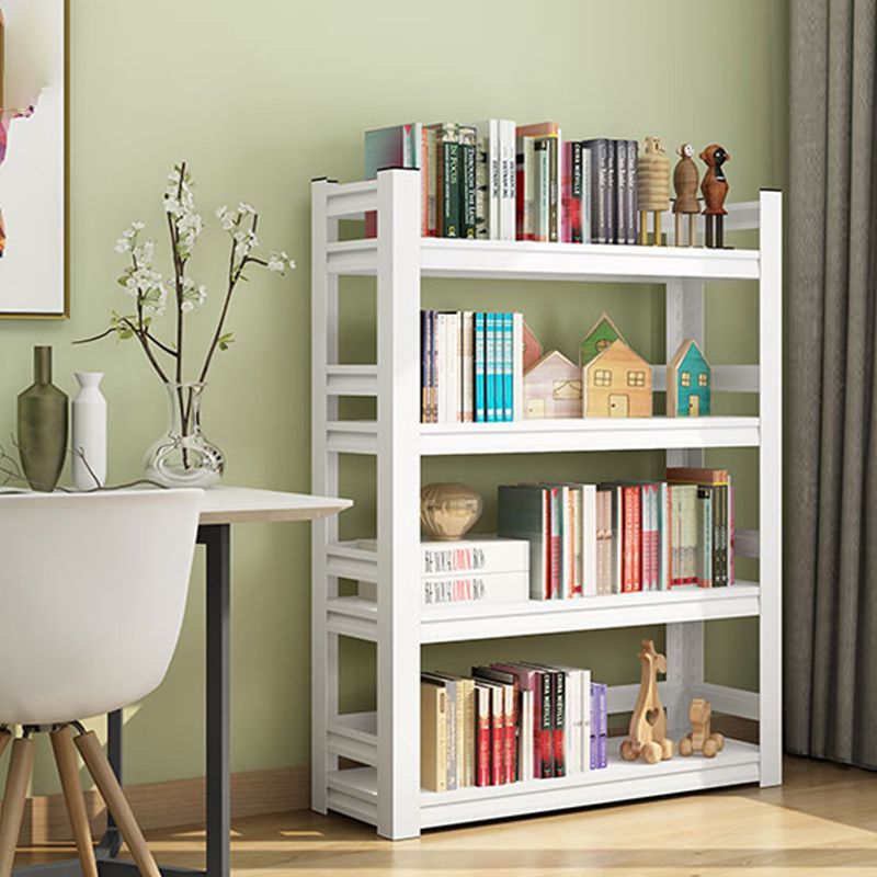 Metal Bookshelf, Multi Tiers Contemporary Bookcase for Living Room