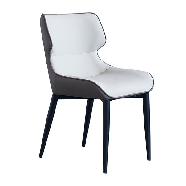 Contemporary Style Chair Arm Chairs for Kitchen with Metal Legs