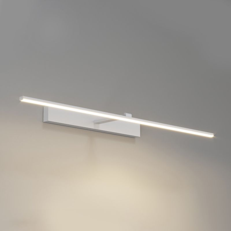 Linear Sconce Light Fixture Modern Metal 1 Light Wall Light Sconce with Acrylic Shade