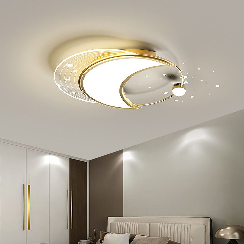 Modern Ceiling Lamp Acrylic LED Flush Mount Light Fixture for Bedroom