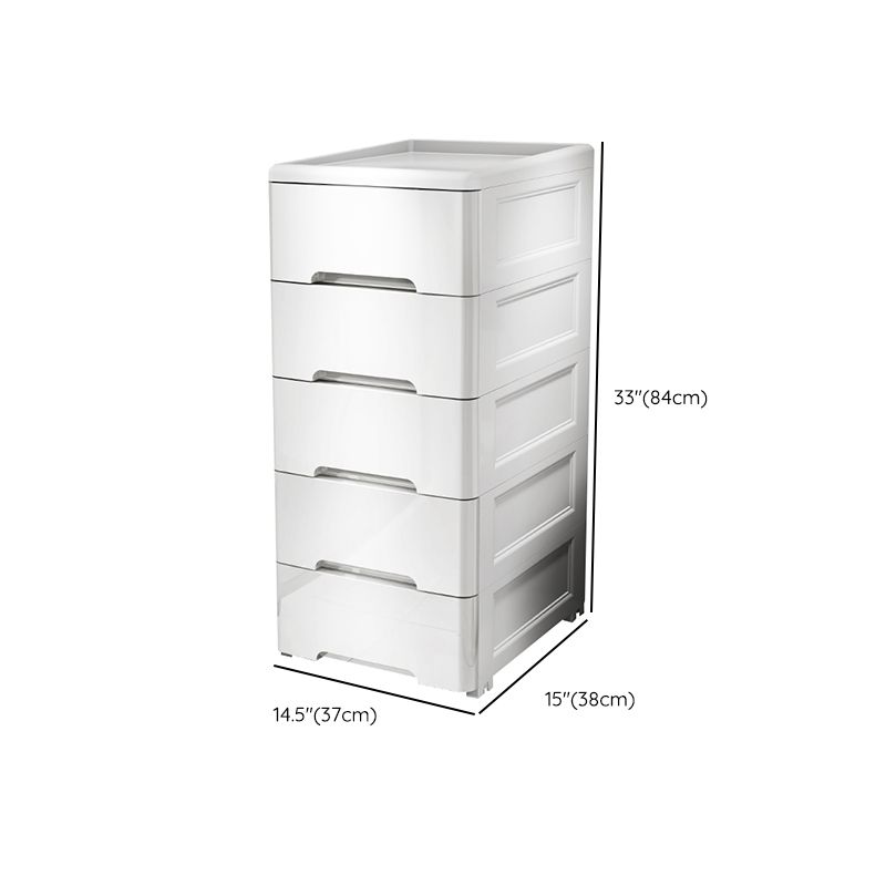 Plastic Wardrobe Armoire with Drawer Modern Youth Armoire for Home