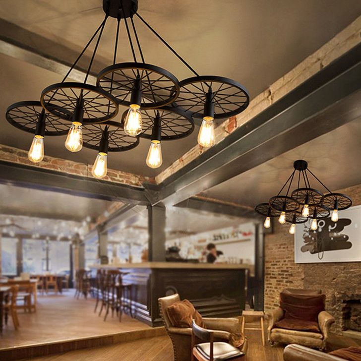 Creative Industrial Style Pendant Lighting Bulb for Coffee Shop Restaurant