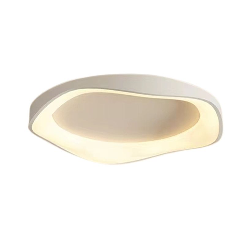 LED Ceiling Light Modern White Ceiling Mount Light with Acrylic Shade for Bedroom