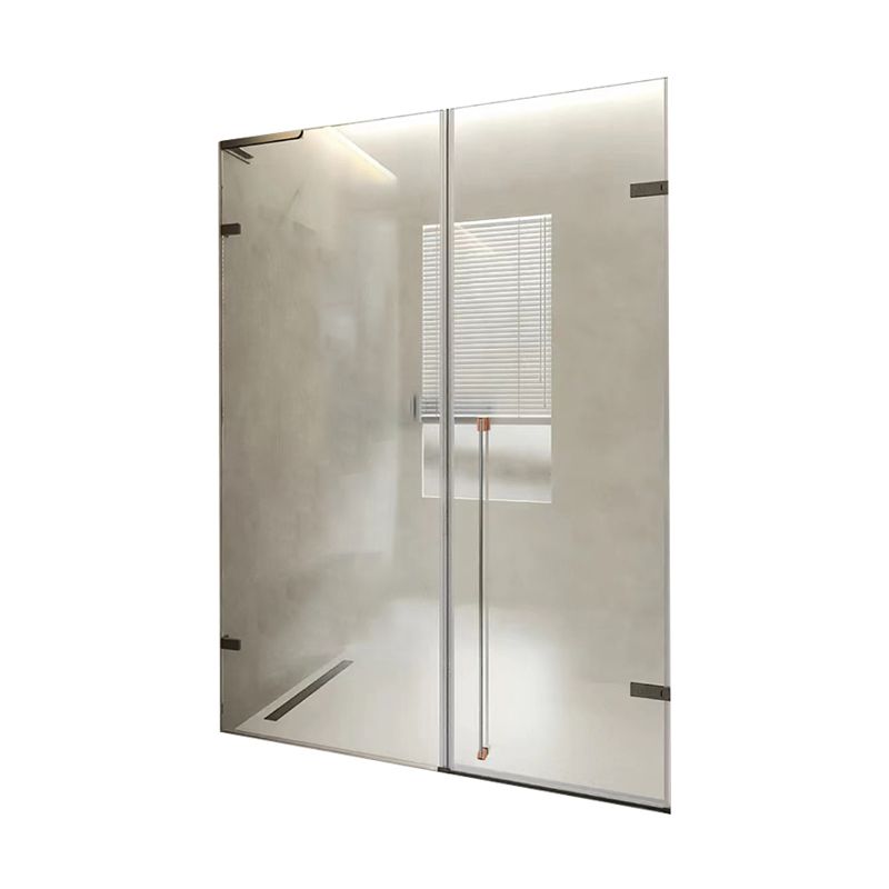 Tempered Hinged Shower Bath Door Transparent Frameless Shower Door