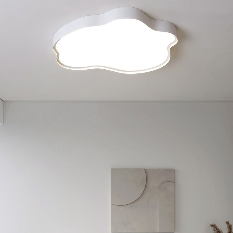 White Ceiling Light Modern LED Flush Mount Lighting for Hallway