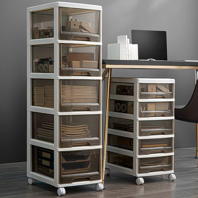 Modern Acrylic Filing Cabinet with Drawers for Home and Office