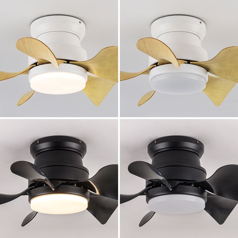 1 Light Ceiling Fan Lighting Modern Style Metal Ceiling Fan Lighting for Bedroom