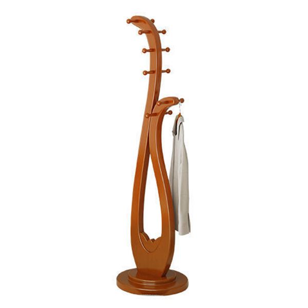 Traditional Coat Rack Solid Wood Creative Detached Floor Coat Rack