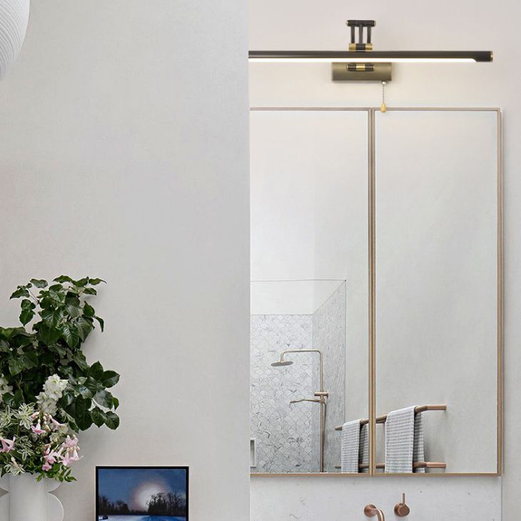 Moderna pared LED Spliquet Extendible Lámpara de pared Mirror Lucinadora de baño de inodoro Iluminación