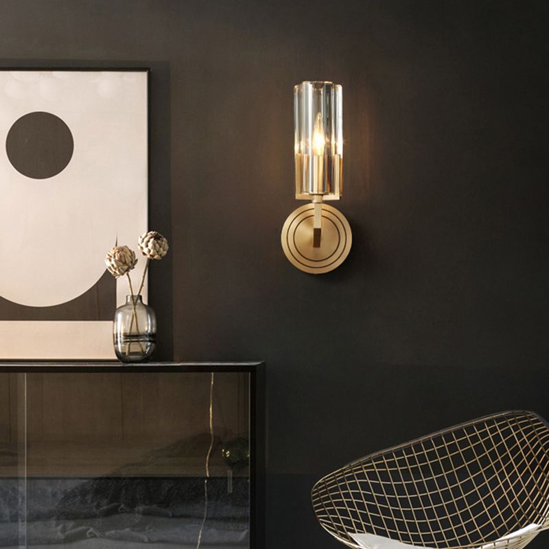 Post-Modern Wall Light Sconces Copper Wall Light Fixture in Gold