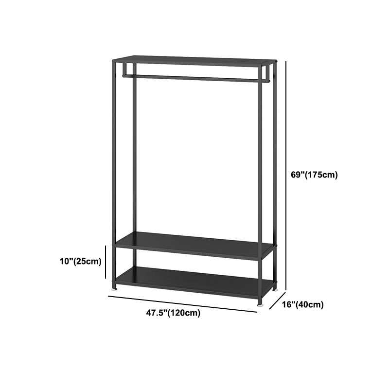 Simple Hall Tree Entryway Metal Black Hall Stand Steady Hall Stand