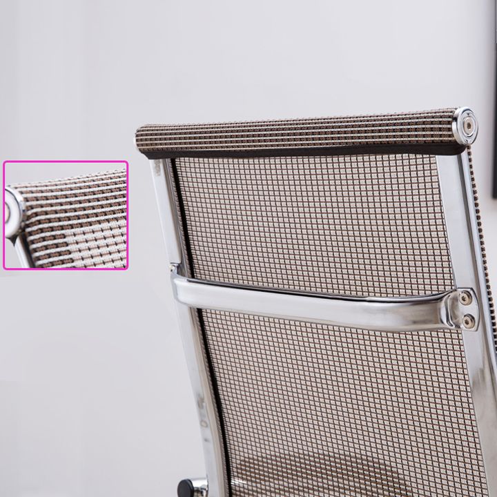 Ergonomic Computer Chair with Metal Frame Microfiber Contemporary Office Chair