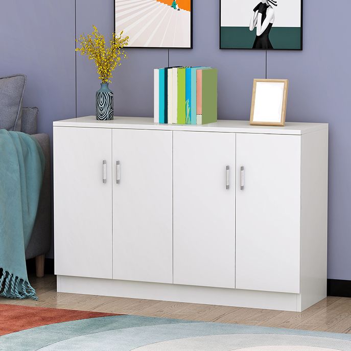 Modern Adjustable Shelves Server Engineered Wood Sideboard Cabinet with Doors